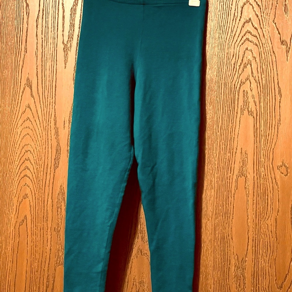 Rare acrylic fabric leggings stretchy warm Vtg guc
